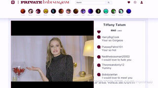 A tini világos szőke magyar pornószínész fiatal kisasszony Tiffany Tatum bulkesza megdolgozva - sex-videochat