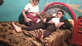 Mexikói fiatal pár amatőr kufircolása kolesz után - sex-videochat
