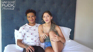 Tinédzser amatőr brazil pár amatőr kufircolása a kamerák előtt - sex-videochat
