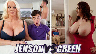 Alura Jenson VS Maggie Green a gigantikus kannás nevelő anyák pornó válogatása - sex-videochat