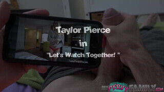 Taylor Pierce a kiéhezett nevelő húgi már nem bírt magával - sex-videochat