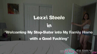 Lexxi Steele a beindult nevelő húgi egy jót kufircol a nagyméretű farkú tesóval - sex-videochat