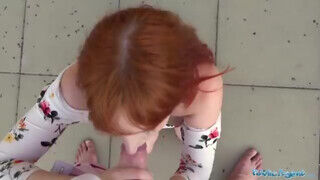 Szőrös bulás vörös hajú gádzsi felszedve és jól megkúrelva - sex-videochat
