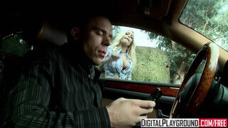 Jesse Jane a kéjhölgy stoppos milf már a kocsiban cumizza a kukit - sex-videochat