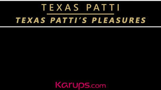 Texas Patti a gigászi kannás bűbájos milf kényezteti a punciját - sex-videochat