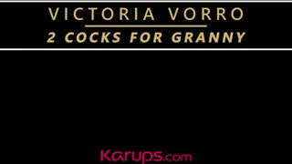 Victoria Vorro a örömlány nagyi tini srácokkal kúr - sex-videochat