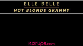 Elle Belle a szöszi sovány pici kannás masztizó nagyanyó - sex-videochat