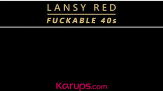 Lansy Red a csábos 40 éves milf cunija kinyalva és meghágva - sex-videochat