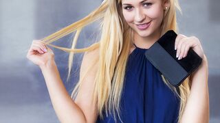 Tracy Lindsay szöszi csábítása forró finom játékban