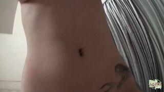 Ázsiai orbitális cickós milf cumizása pov nézőpontból