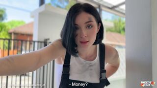 Csábos autószerelő fiatal cidázza keményen és kap arconlövés pov-ból