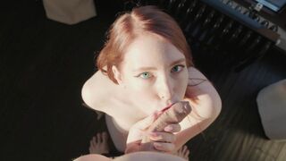 Mollyredwolf tüzes pippantása – forró szájba spriccelés pov ban