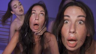 Alázatos tinédzser csicska kinyomja az agyát méhnyak-dagasztó ffm vad bujálkodás közben