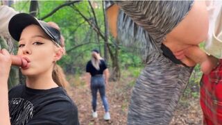 Montanavibe találkozása egy idegennel – azonnal forró hancúr az erdőben