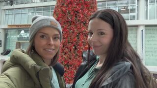 Nadia Foxx és Serenity Cox bevásárlóközponti rejtett élvezetekkel – lenyűgöző csipkés felpróbálások és nyilvános orgazmusok!