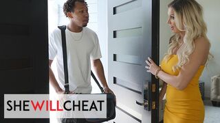 Ellenállhatatlan MILF kolosszális cerkát kap profi módra a She Will Cheat csatornán