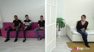 FaKings bemutatja: Macarena Lewis tetszetős vakrandija egy vad édeshármasban amatőr módra